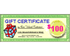 One Hundred Dollar Gift Certificate